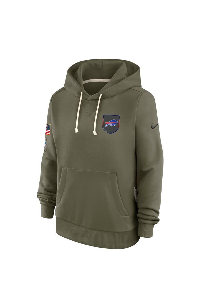 Nike Women's Nike Olive Buffalo Bills 2025 Salute to Service Sideline Standard Issue Dri-FIT Hoodie, Alternate, color, Olive