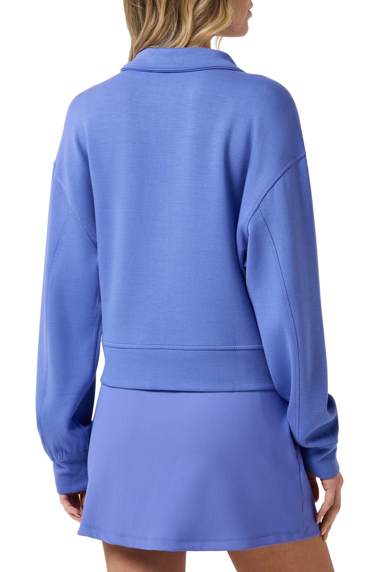 Skyloft Soft Half Zip Sweatshirt, Alternate, color, BAJA BLUE