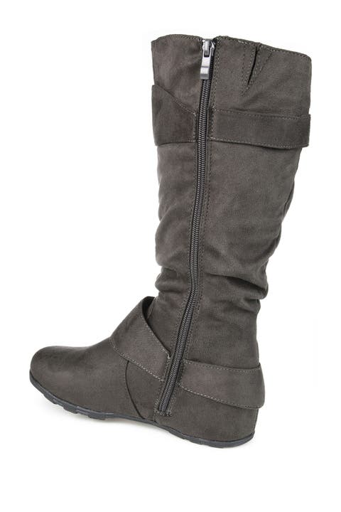 Jester Side Buckle Tall Boot (Women) (Wide Calf)