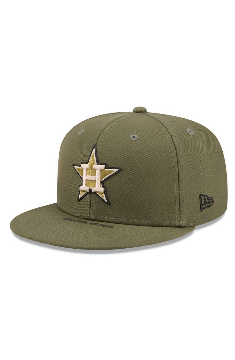 New Era Men's New Era  Olive Houston Astros 2026 Armed Forces Day 59FIFTY Fitted Hat, Alternate, color, Olive