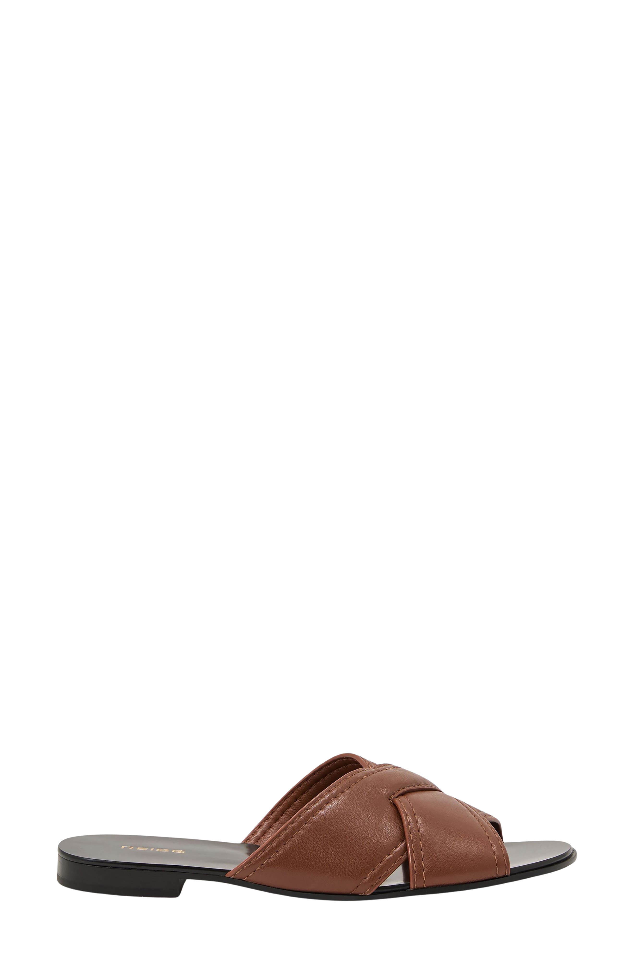 Reiss Kori Slide Sandal, Main, color, Tan