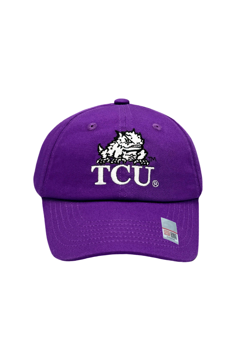 TCU Horned Frogs Baseball Hat, Main, color, Purple