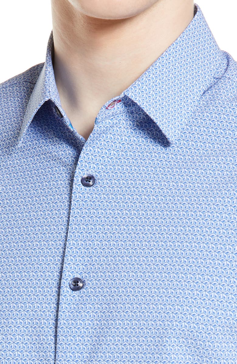 MOVE Performance Apparel Short Sleeve Button-Up Shirt, Alternate, color, 