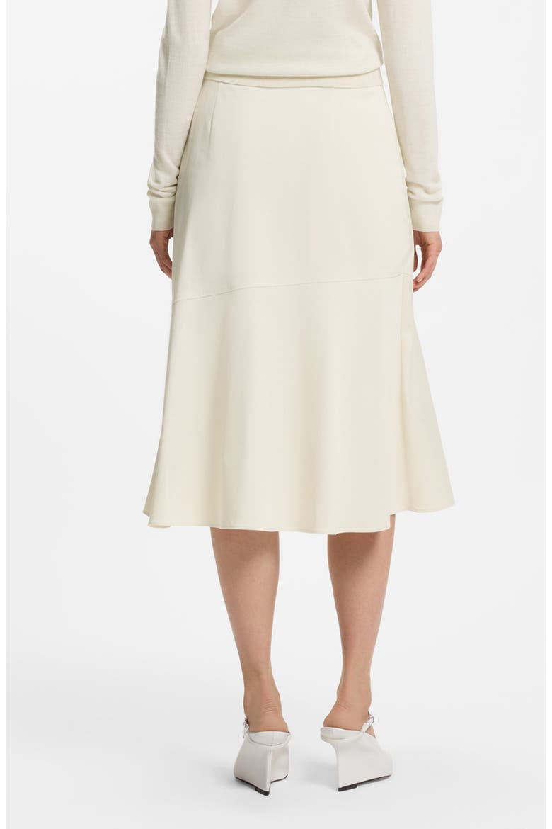 Vuleran Belted Stretch Cotton Midi Skirt, Alternate, color, LIGHT PUMICE