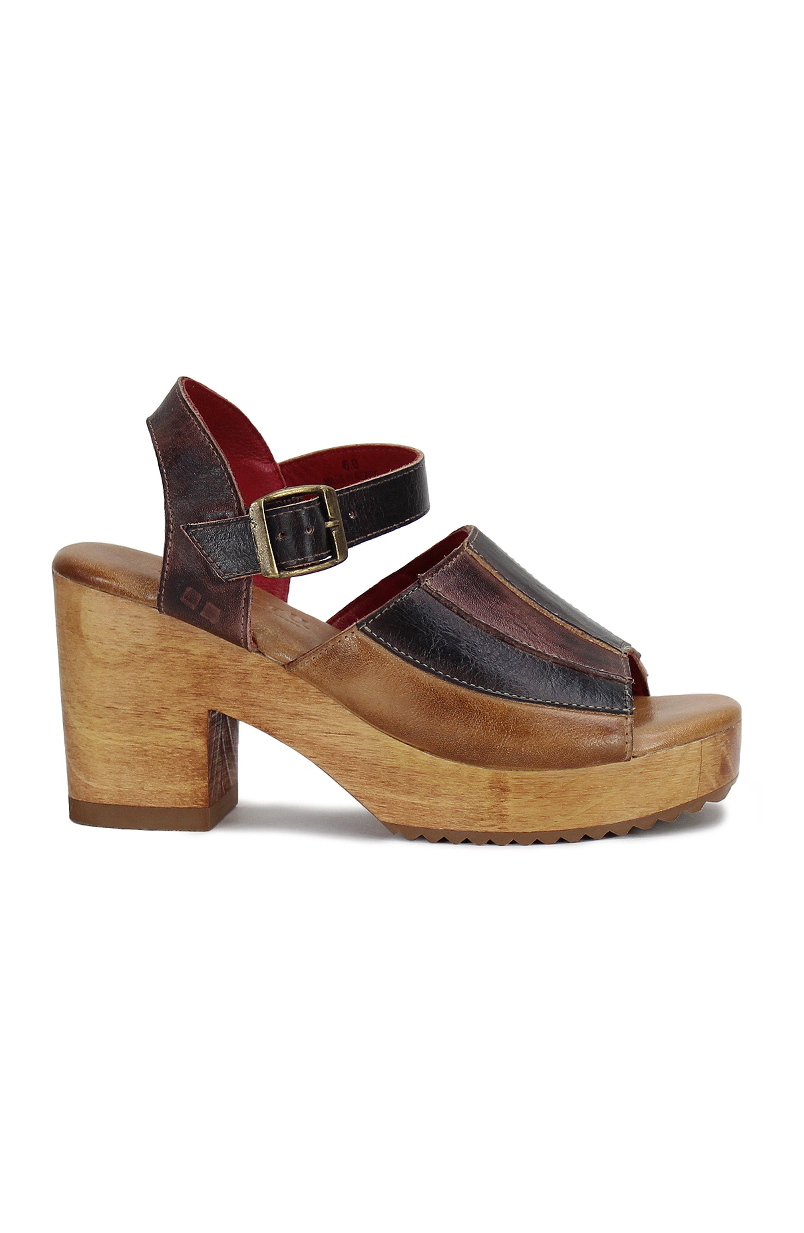 Bed Stu Jetsetter Wood Heel, Alternate, color, Cold Brew Rustic