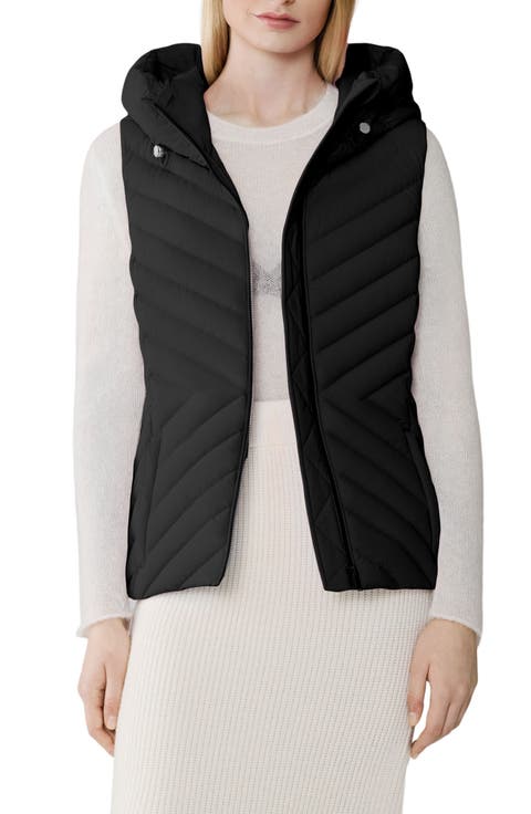Estelle Water Resistant 700 Fill Power Hooded Down Vest