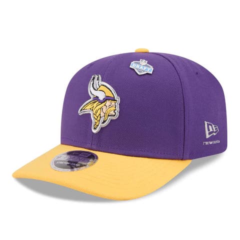 Men's New Era  Purple/Gold Minnesota Vikings 2026 NFL Draft 9SEVENTY Adjustable Hat