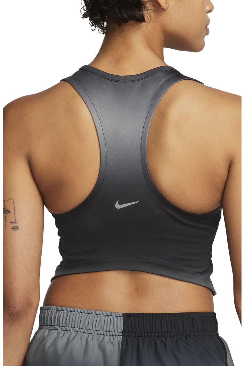 Dri-FIT Swoosh Cropped Tank, Alternate, color, BLACK
