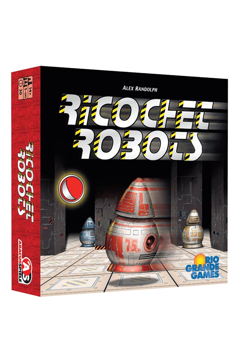 Rio Grande Games Ricochet Robots Abstract Strategy Board Game,Ages 14+, Main, color, Multicolored
