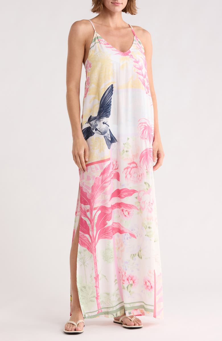Maaji Debbie Cover-Up Dress, Main, color, Pink