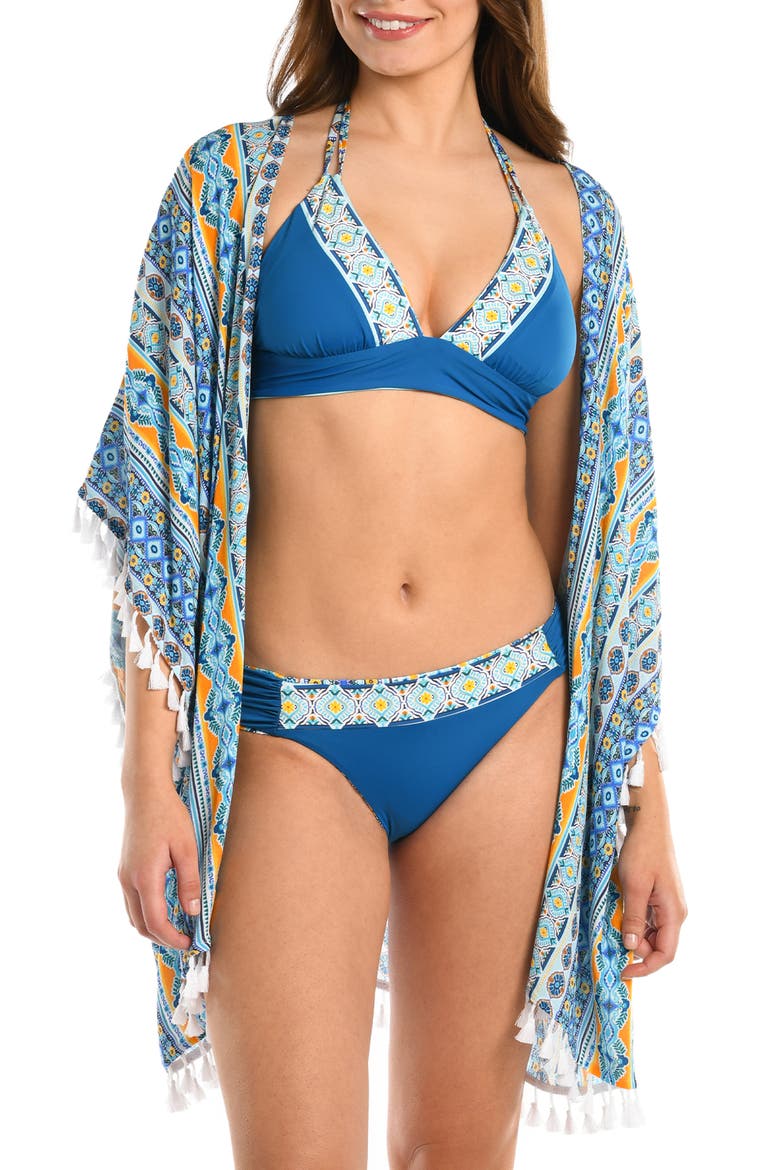 Tassel Trim Cover-Up, Main, color, ICE BLUE