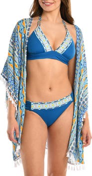 La Blanca Tassel Trim Cover-Up