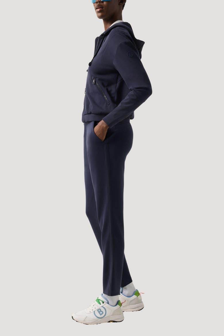 Julietta Jersey Jacket, Alternate, color, Navy blue