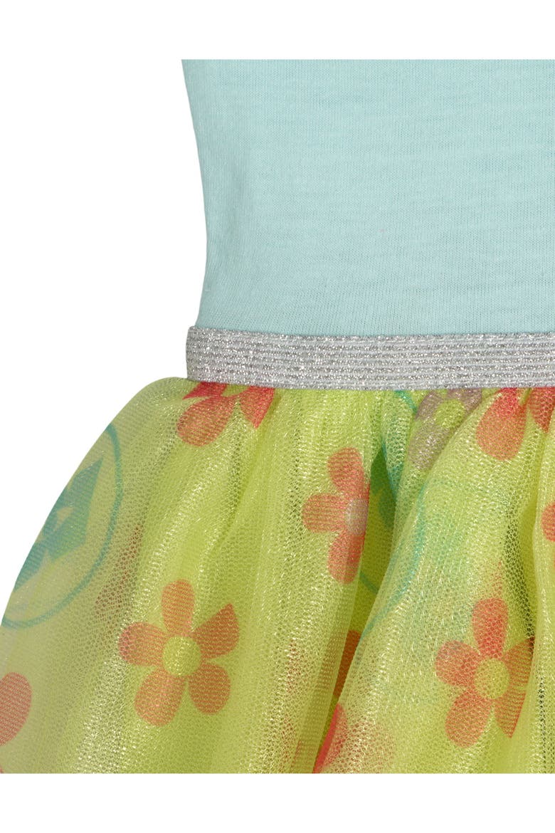 Monsters Inc. Tulle Tutu Dress, Alternate, color, Aqua Green Sulley Boo