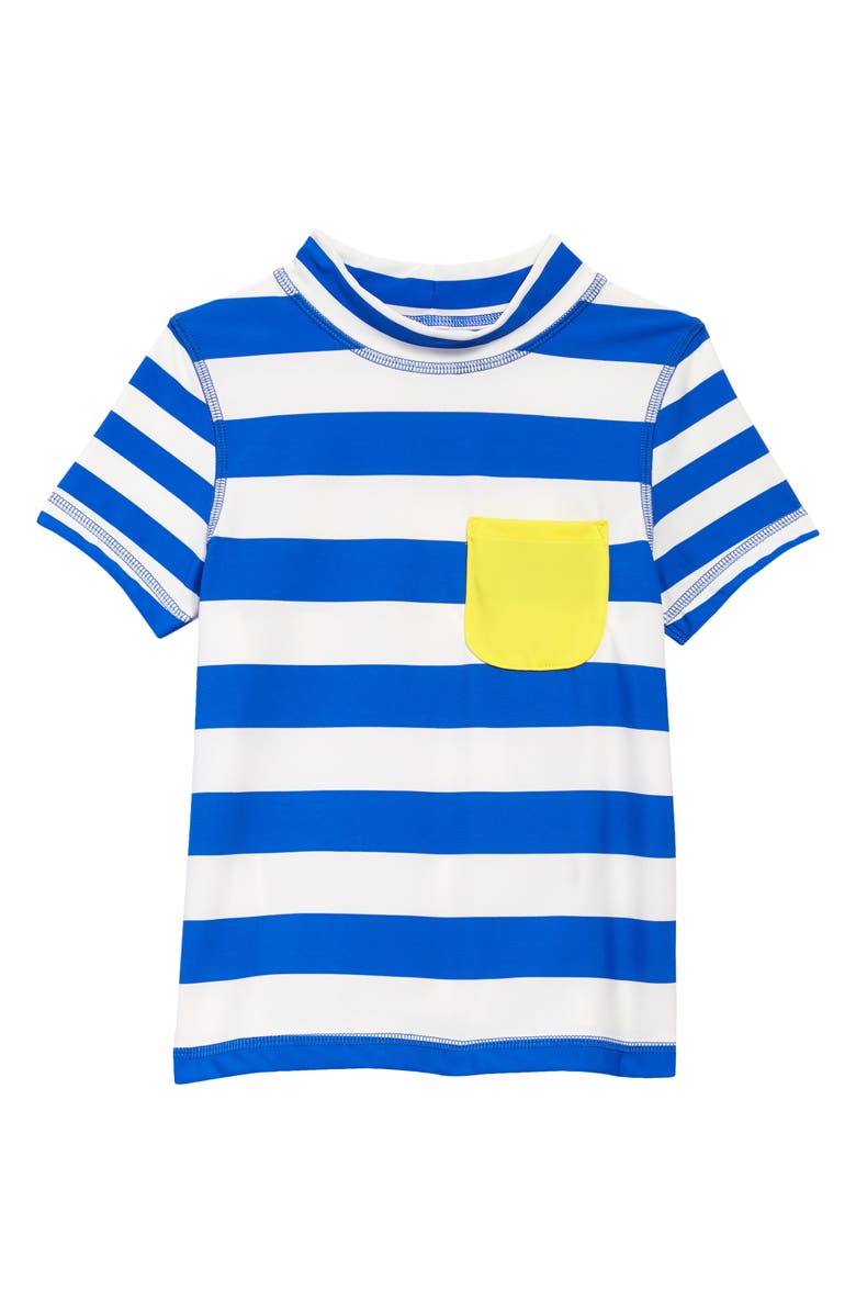 Mini Boden Boden Kids' Stripe Rashguard, Main, color, 