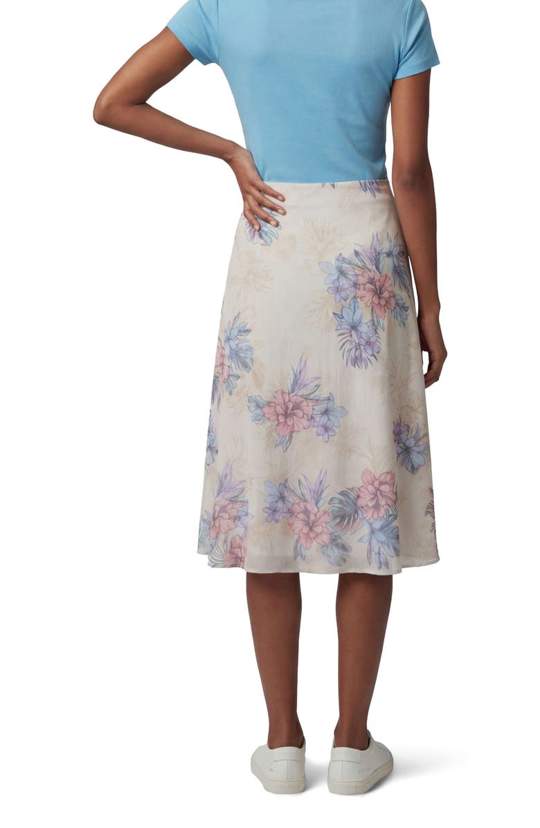 Lords of Harlech Exotic Floral Womens Midi Skirt, Alternate, color, Exotic Floral Natural