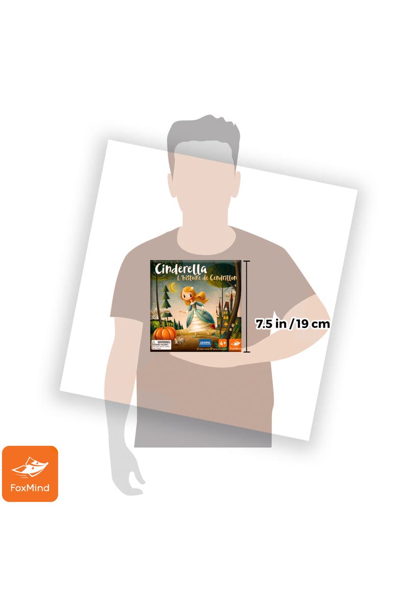 FoxMind Cinderella Foxmind Games, Granna Fairytale Series Tilelaying Boardgame, Alternate, color, 