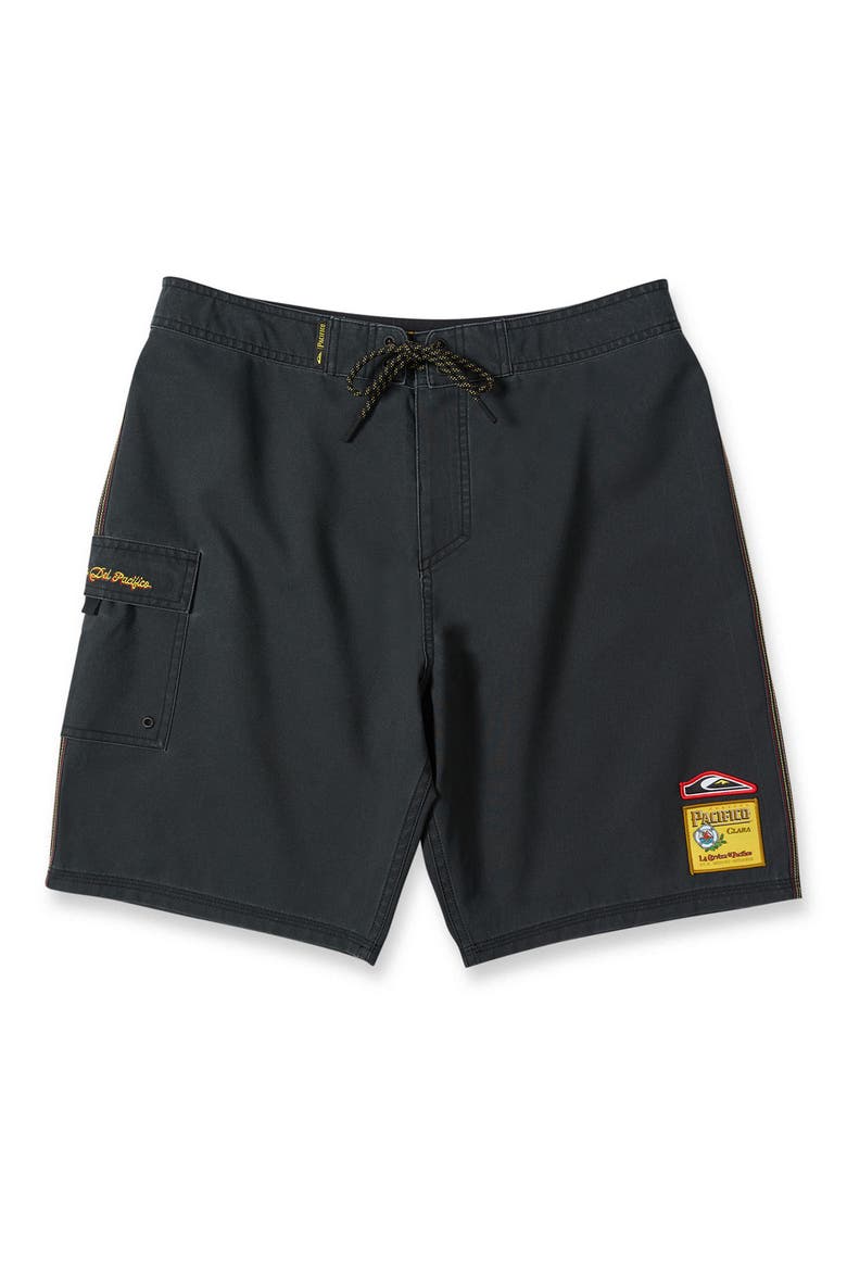 Pacifico Ballena 20 Board Shorts, Alternate, color, BLACK