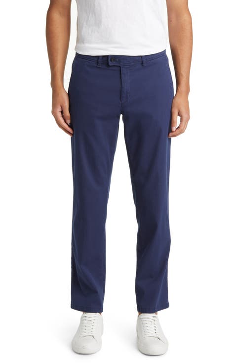 Evans Regular Fit Flat Front Chino Pants
