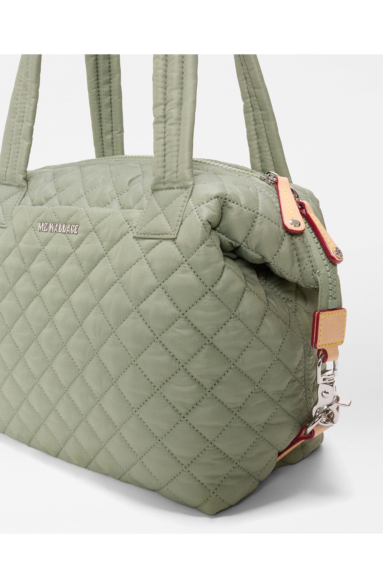 MZ Wallace Medium Sutton Deluxe Tote, Alternate, color, Agave Green