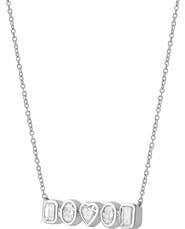 LuvMyJewelry Cassira 14K Gold Lab Grown Diamond Necklace - 1 Ct