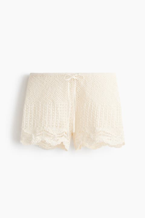 Crochet-look Beach Shorts