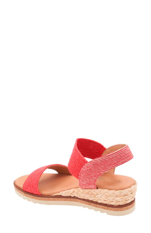 Andre Assous André Assous Neveah Featherweight Wedge Sandal In Red
