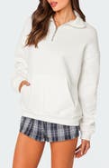 EDIKTED Quarter Zip Sweatshirt