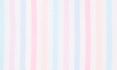 Cloud Nine Kids' Stripe Two-piece Pajamas & Scrunchie Set In Pink Multi