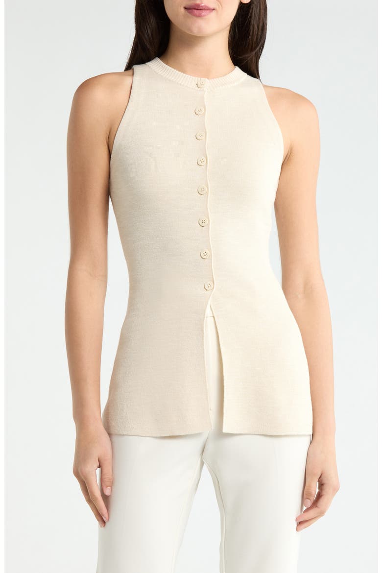 Daphne Sweater Vest, Main, color, OATMEAL