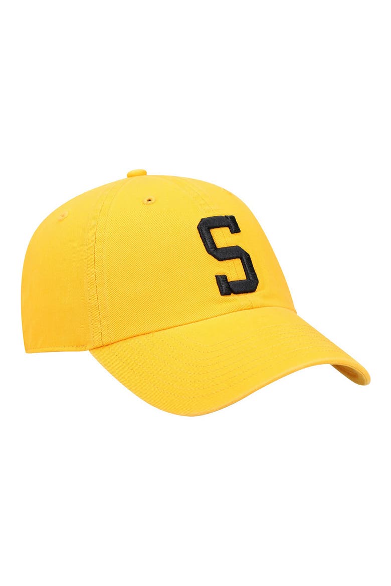 Mens Pittsburgh Steelers '47 Brand Gold Cleanup Adjustable Hat, Alternate, color, GOLD