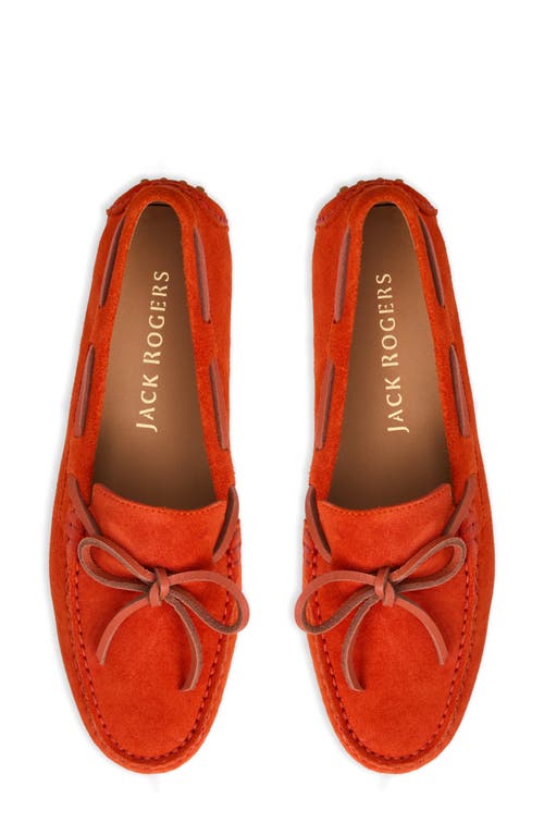 Jack Rogers Shore Driving Loafer In Flame