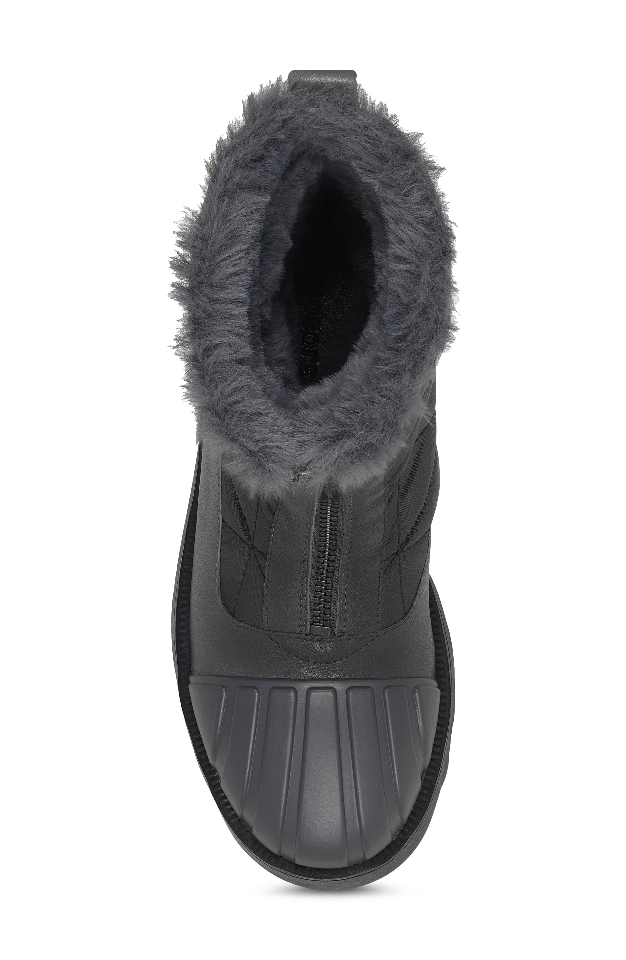 Serena Faux Shearling Boot, Alternate, color, GREY COMBO