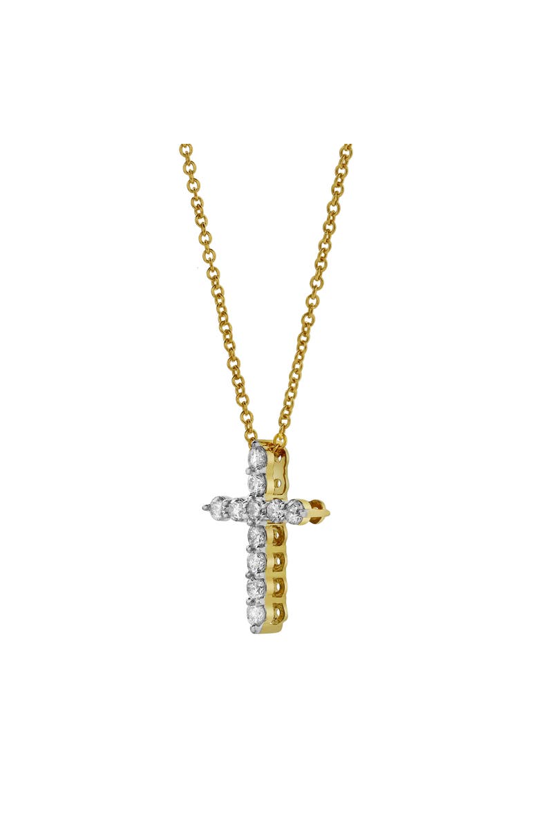 LuvMyJewelry Classic Divine Cross Diamond Pendant in 10K Yellow Gold, Alternate, color, 10K Yellow Gold