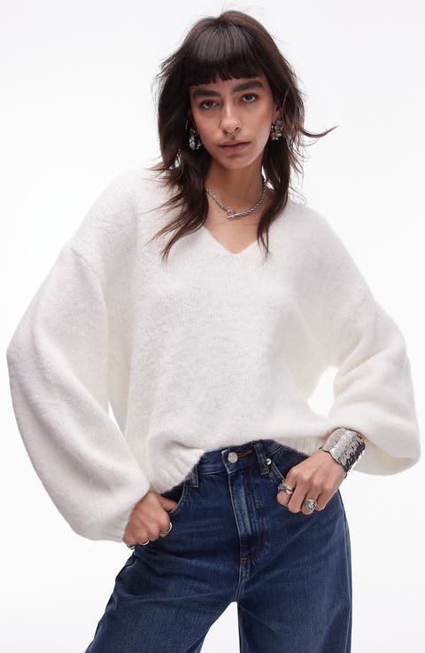 Oversize V-Neck Sweater