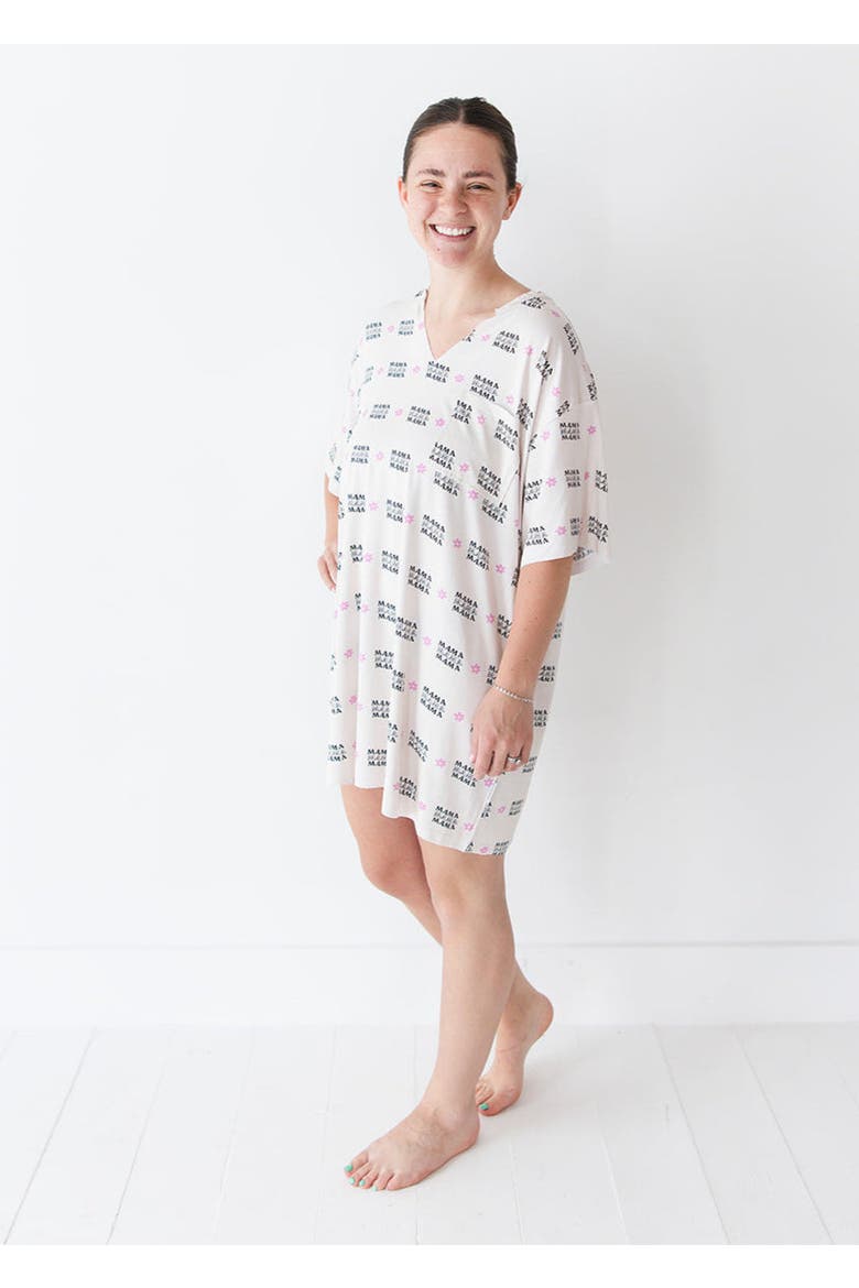 Women's Oversized Sleep Shirt | Mama, Main, color, ivo