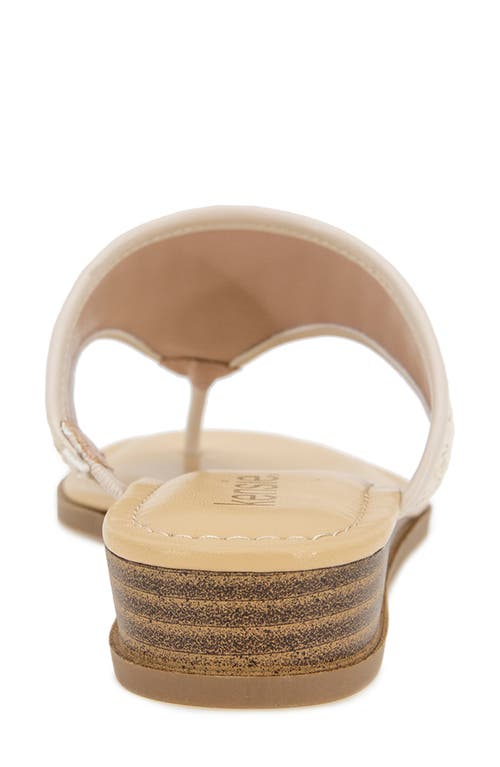 Kensie Abigail Woven Sandal In Off White