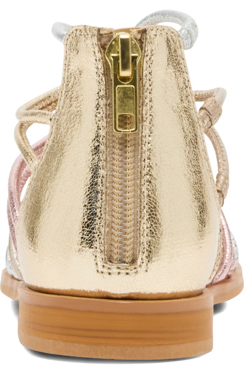 Steve Madden Kids' JGlowee Cage Sandal, Alternate, color, Metallic Multi