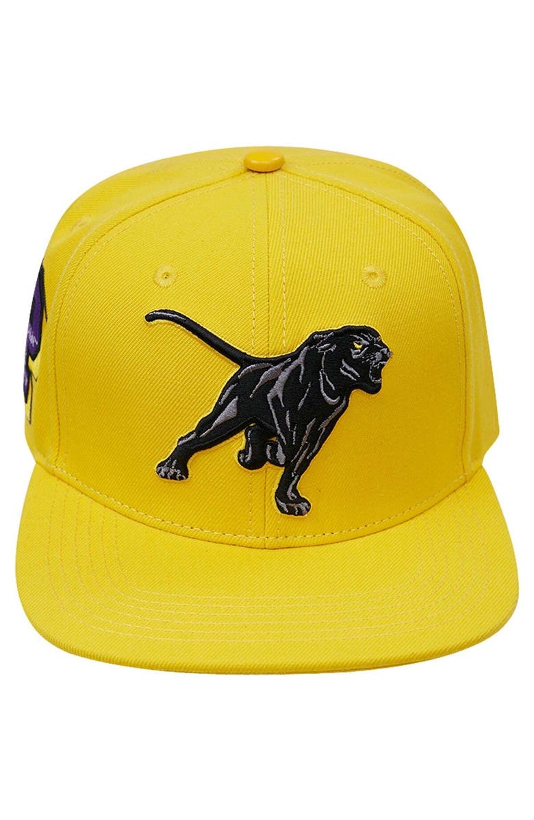 PRO STANDARD Men's Pro Standard Gold Prairie View A&M Panthers Evergreen Mascot Snapback Hat, Alternate, color, Gold