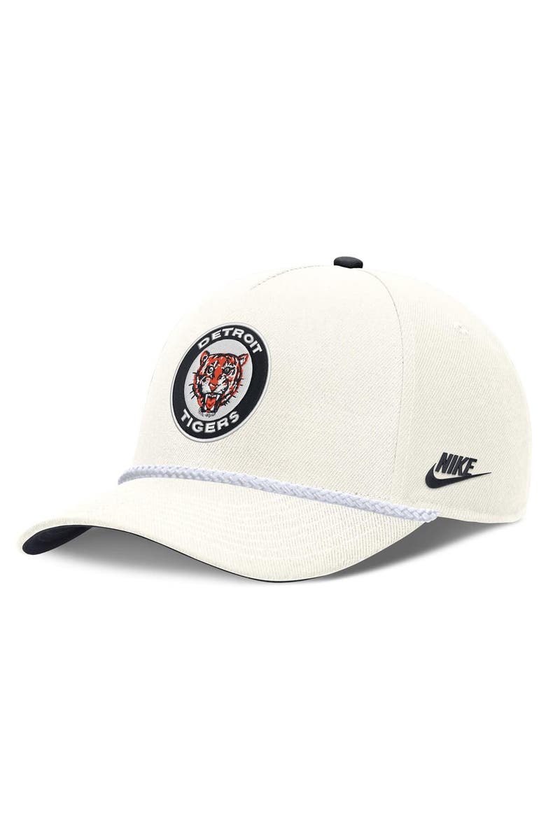 Nike Men's Nike Cream Detroit Tigers Cooperstown Rise Adjustable Hat, Main, color, Cream