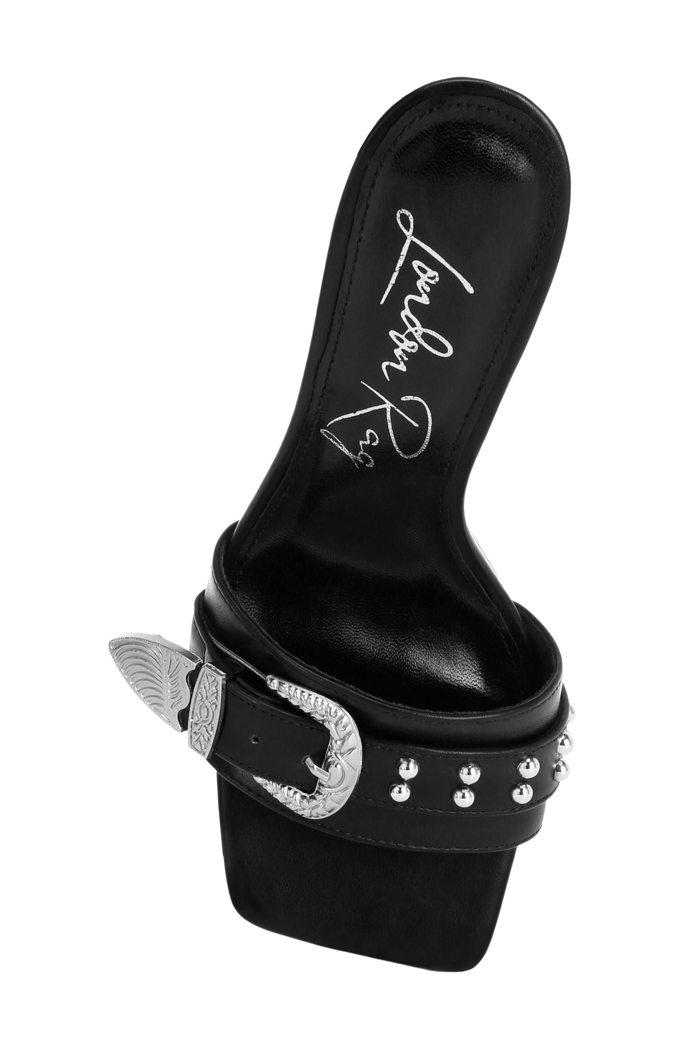 Marais Slide Sandal, Alternate, color, BLACK