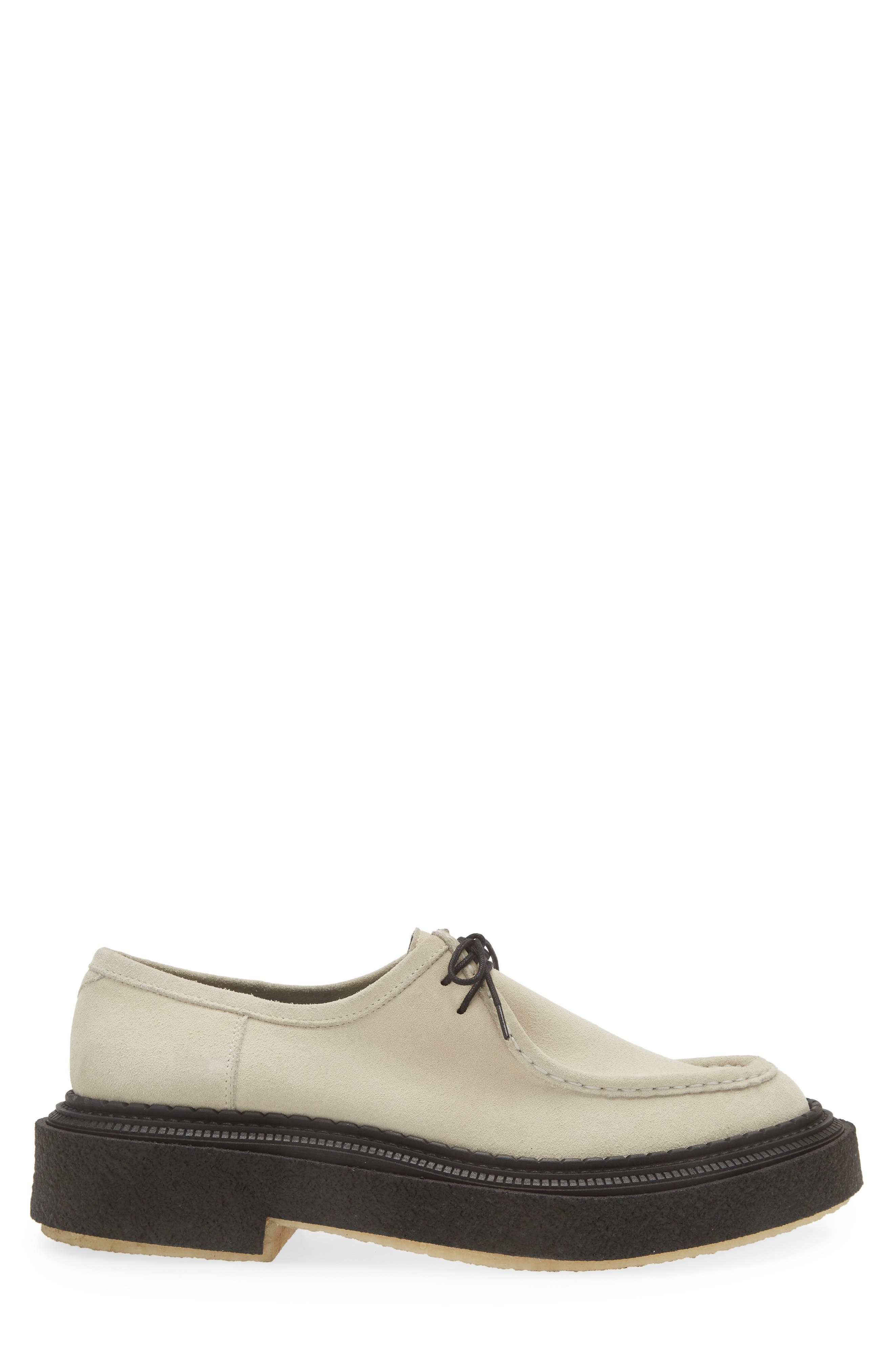 Wallabe Platform Boat Shoe, Alternate, color, IVORY CREAM