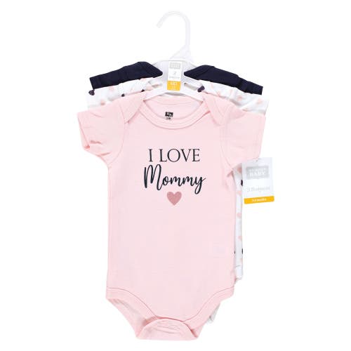 Hudson Baby Cotton Bodysuits 3-pack