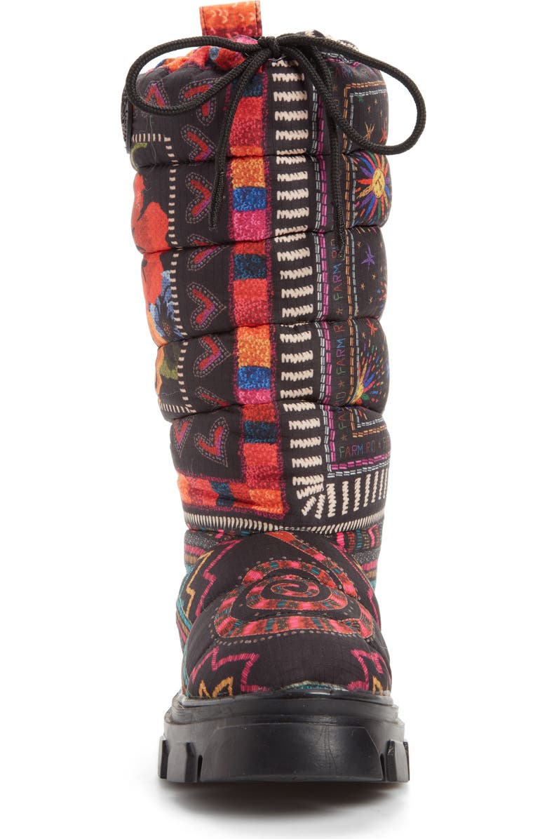 FARM Rio Tall Lug Sole Puffer Boot, Alternate, color,