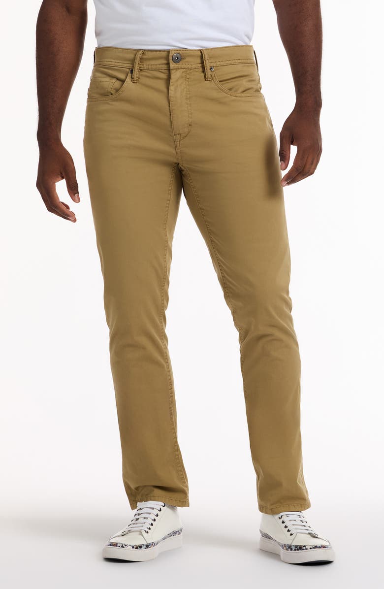 Robert Graham Hagley Straight Leg Pants, Main, color, Khaki