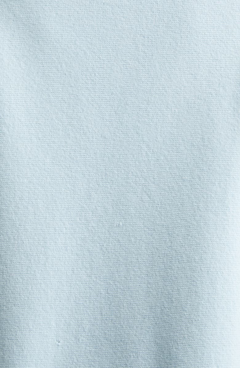 Versace Medusa Short Sleeve Virgin Wool & Cashmere Sweater Dress, Alternate, color, Pastel Blue