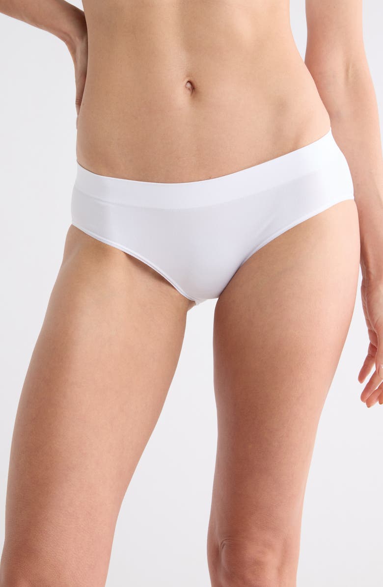 NORDSTROM RACK Everyday Assorted 5-Pack Seamless Hipster Briefs, Alternate, color, Grey Heather Multi