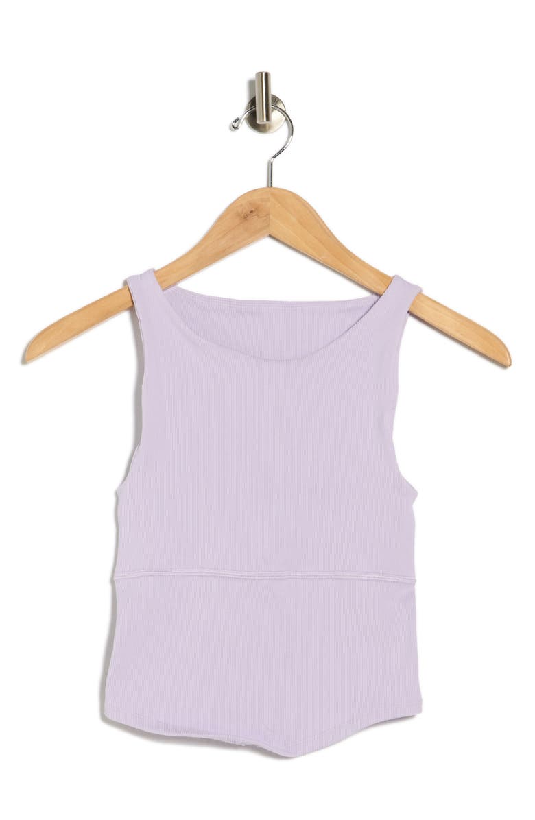 Free People FP Movement Unwind Longline Tank, Main, color, Light Purple