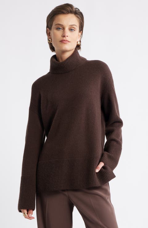 Wool & Cashmere Turtleneck Sweater