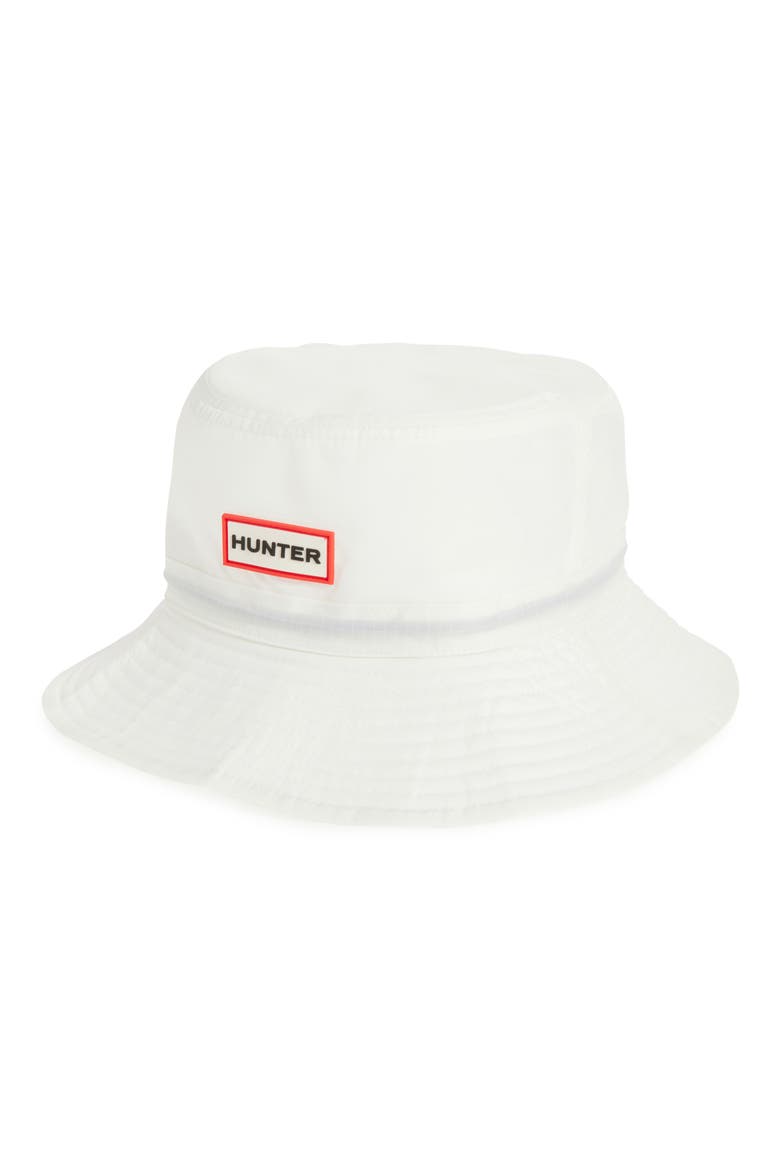 Packable Bucket Hat, Main, color, WHITE